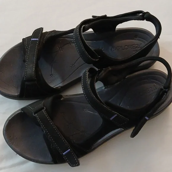 Easy Spirit Black Sandals 7.5 - Picture 3 of 5